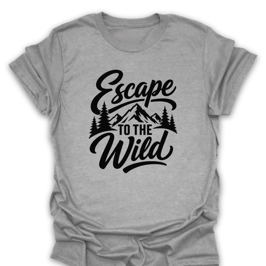 T-Shirt Sport Grey / S Escape To The Wild Mountain T-Shirt