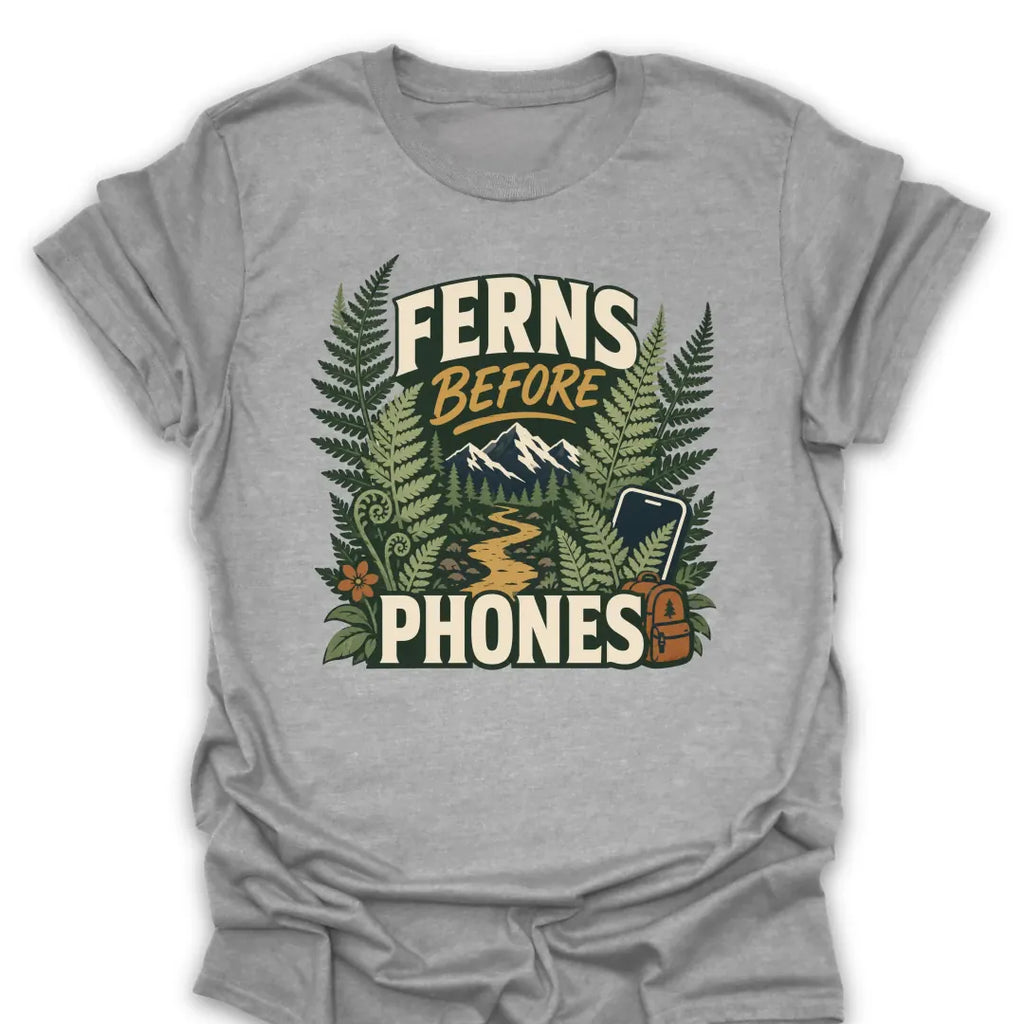 T-Shirt Sport Grey / S Ferns Before Phones