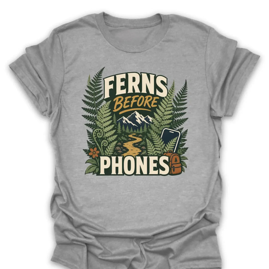 T-Shirt Sport Grey / S Ferns Before Phones