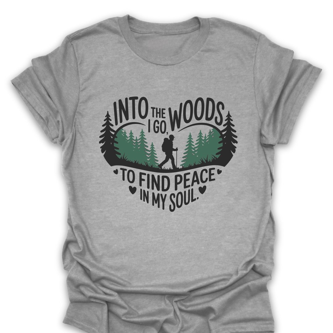 T-Shirt Sport Grey / S Find Peace In My Soul Hiking T-Shirt