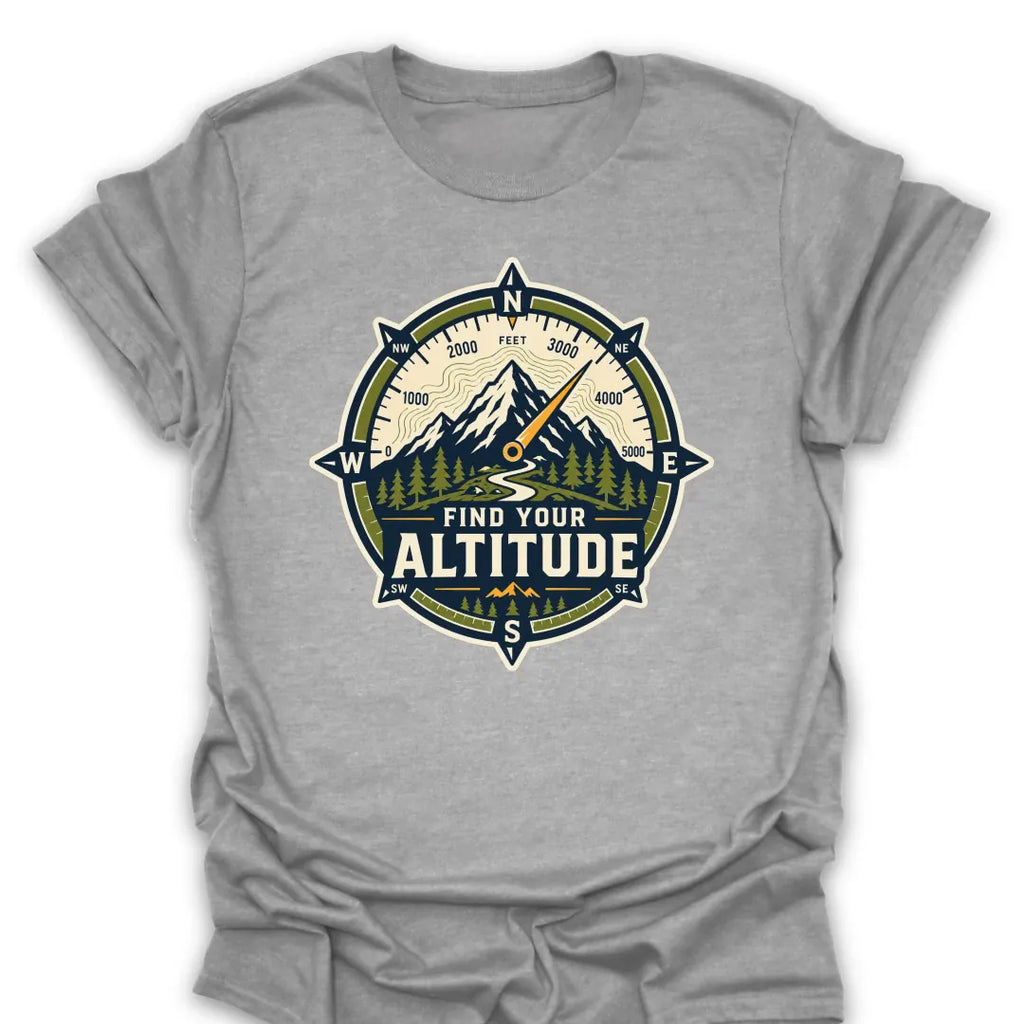 T-Shirt Sport Grey / S Find Your Altitude T-Shirt
