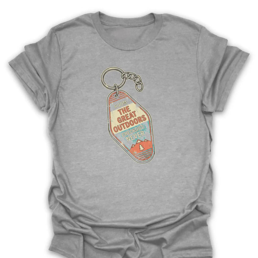 T-Shirt Sport Grey / S Great Outdoors Keychain T-Shirt