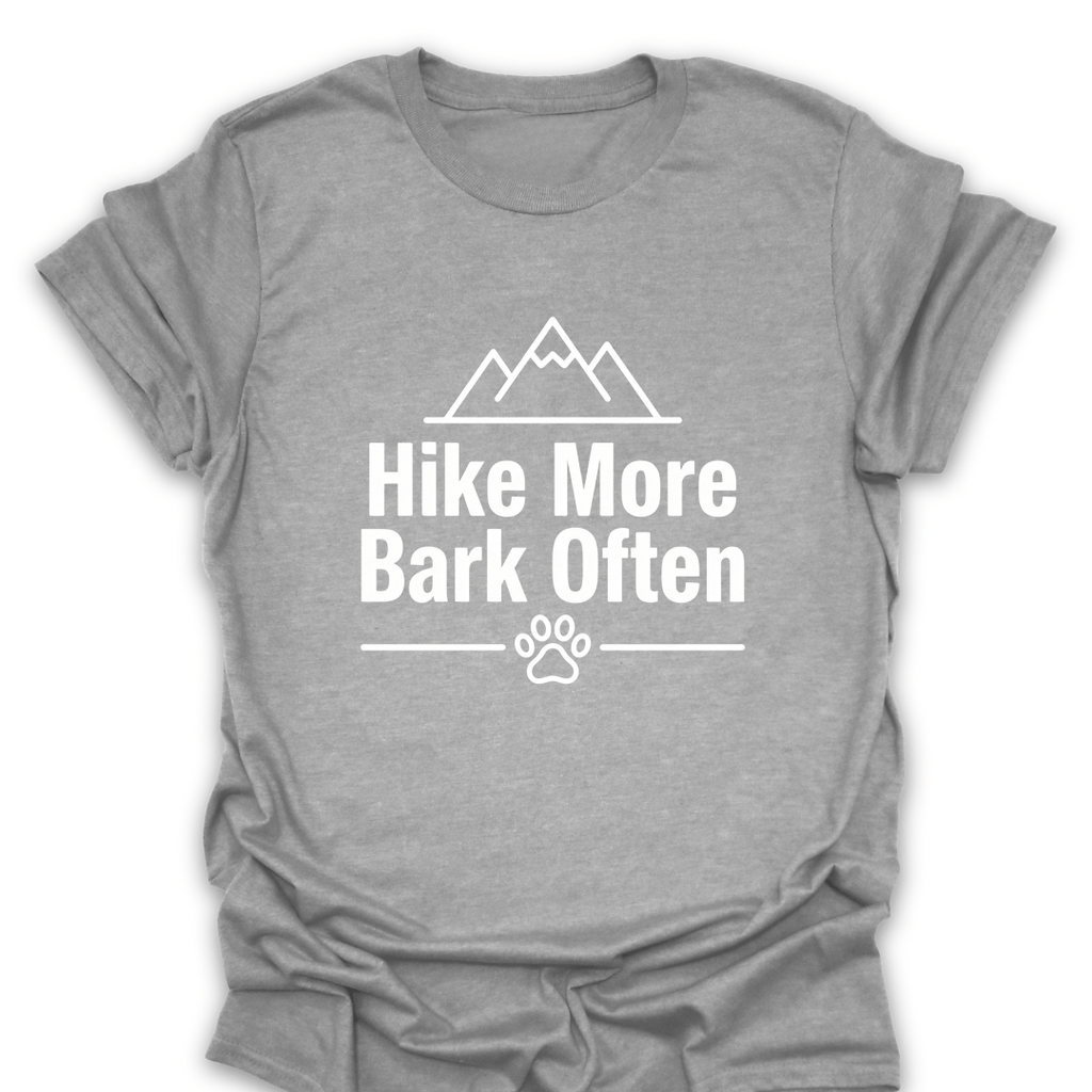 T-Shirt Sport Grey / S Hike More Bark Often T-Shirt