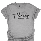 T-Shirt Sport Grey / S Hike More, Worry Less – Mountain Adventure T-Shirt