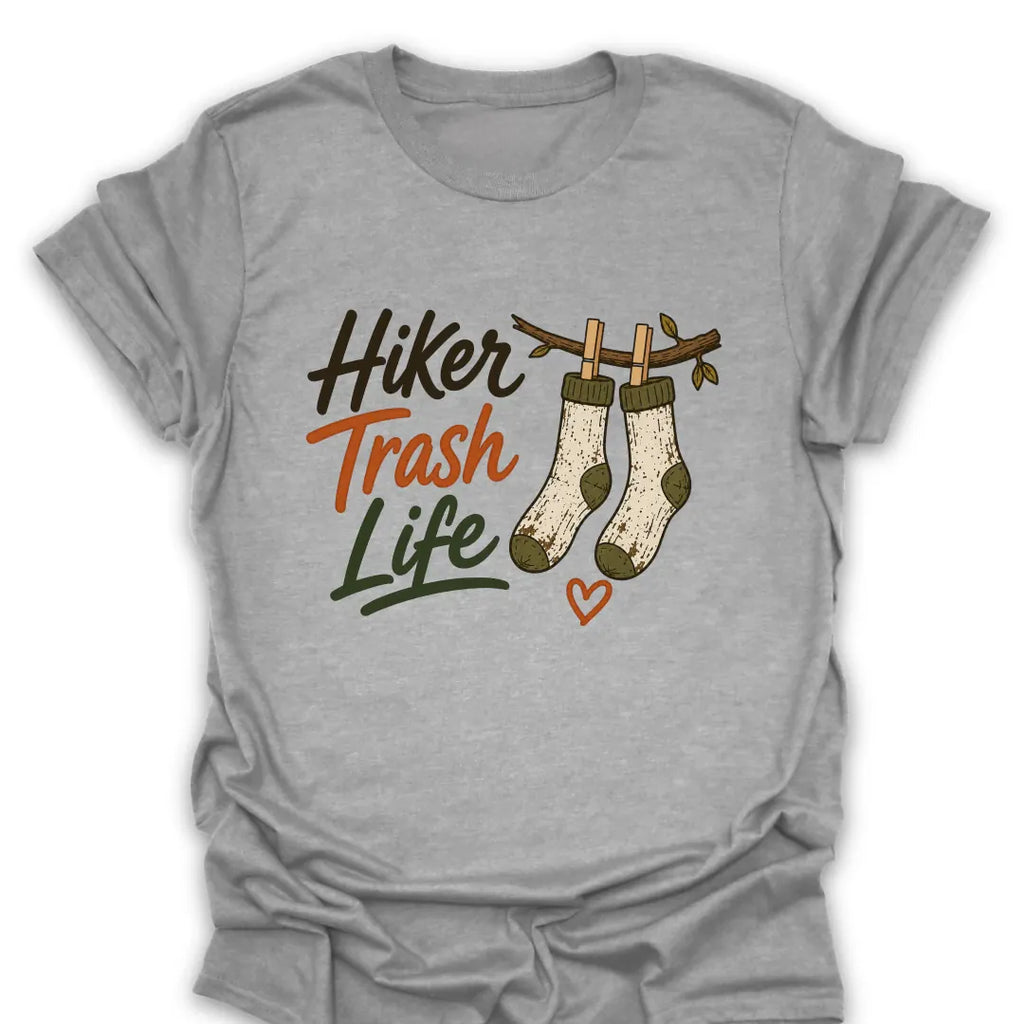 T-Shirt Sport Grey / S Hiker Trash Life T-Shirt