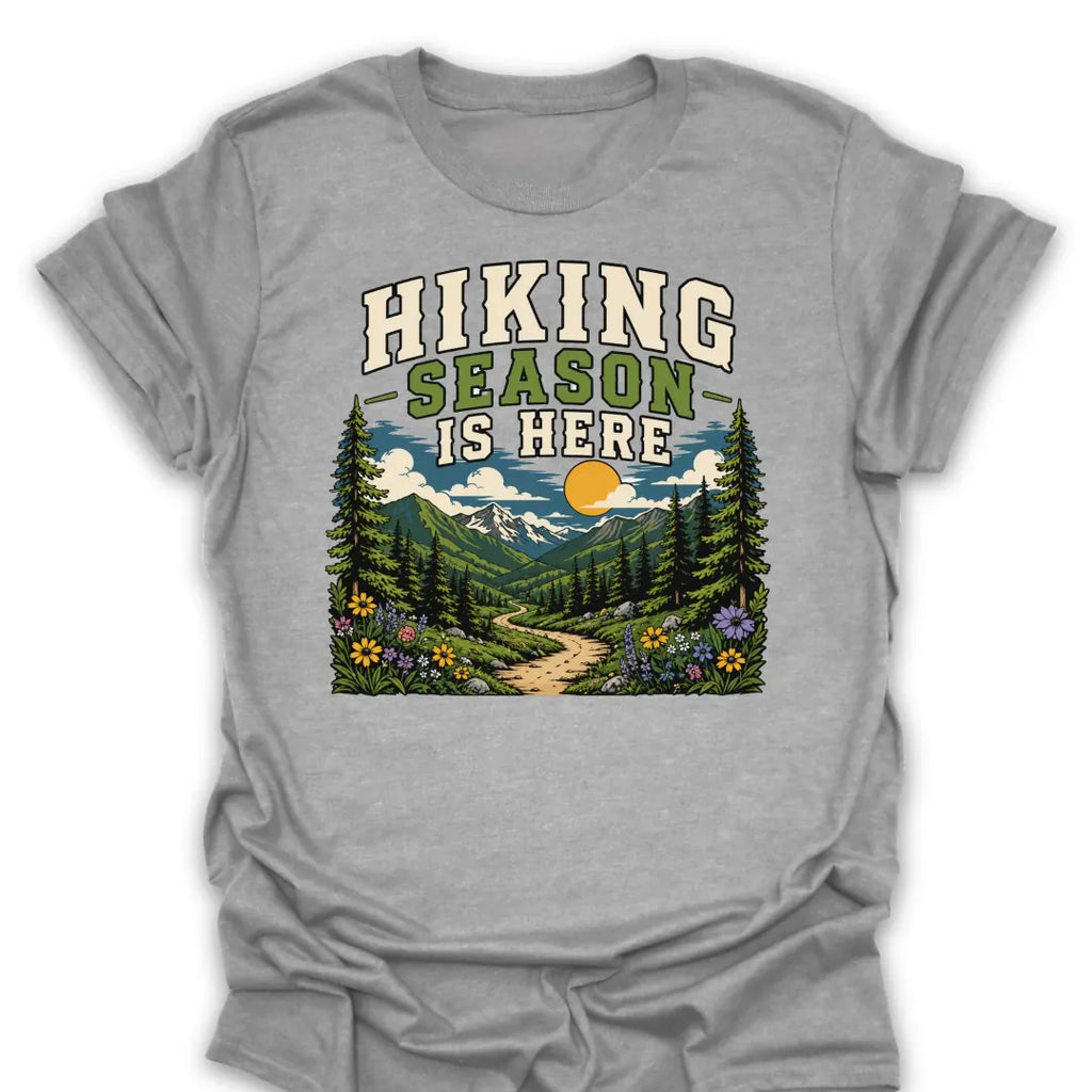 T-Shirt Sport Grey / S Hiking Season Trail