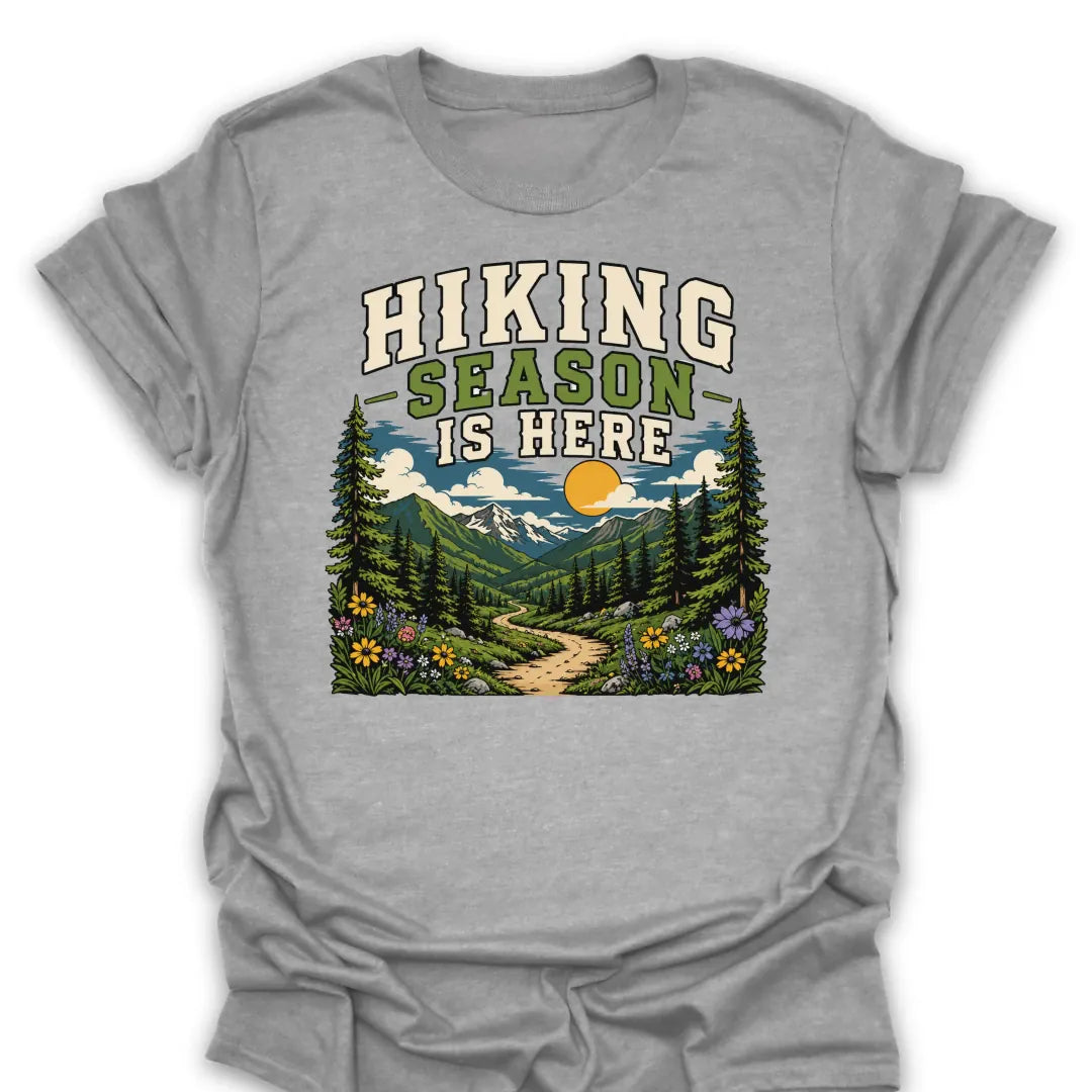 T-Shirt Sport Grey / S Hiking Season Trail