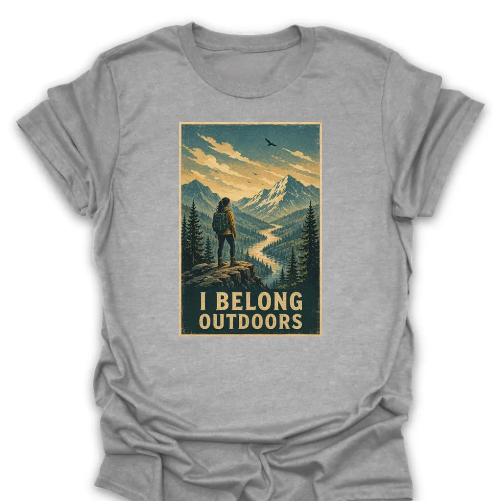 T-Shirt Sport Grey / S I Belong Outdoors T-Shirt