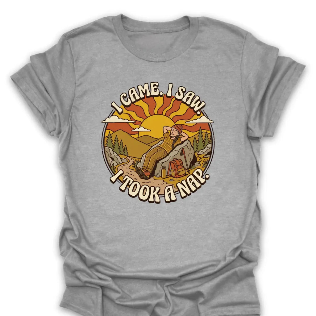 T-Shirt Sport Grey / S I Came I Saw T-Shirt