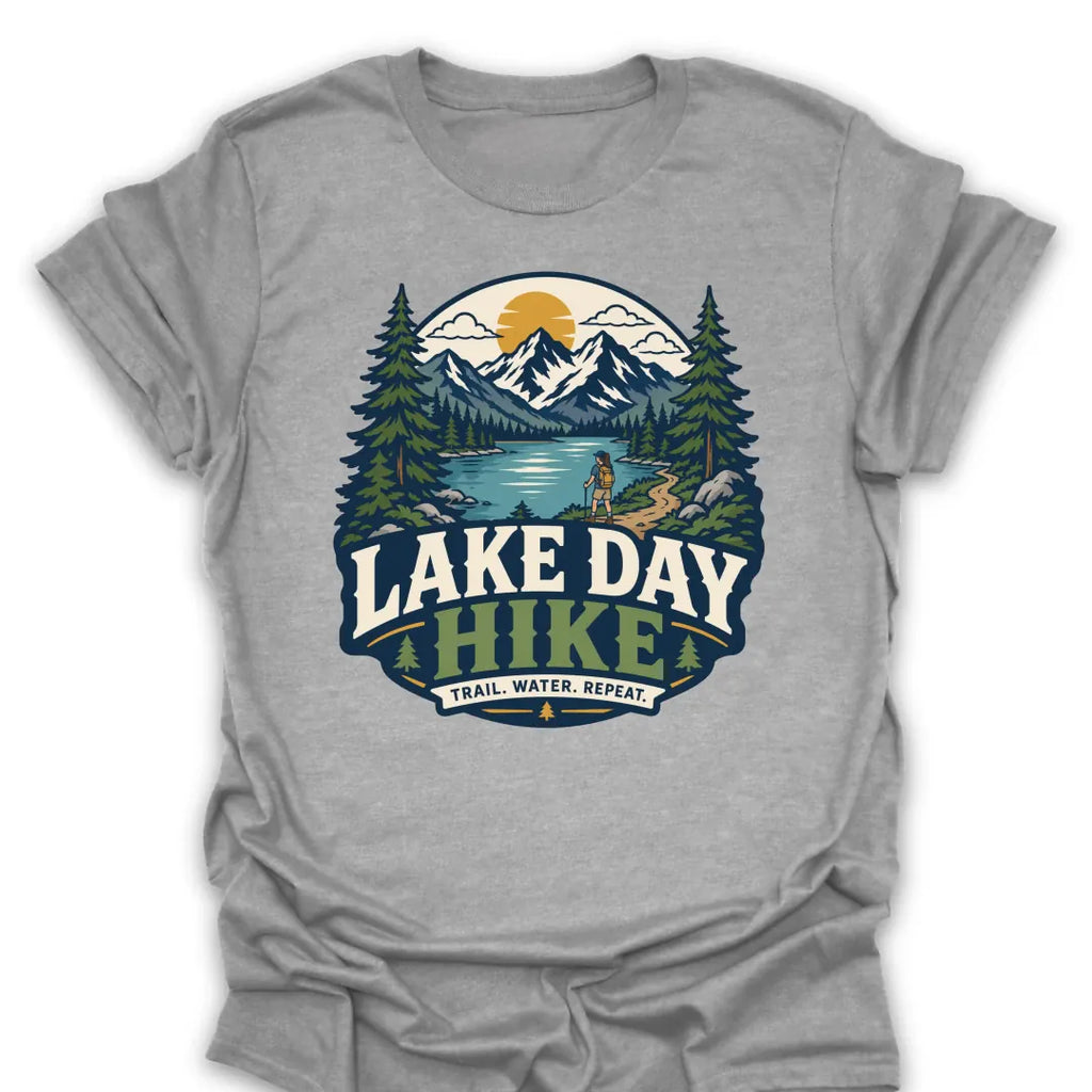T-Shirt Sport Grey / S Lake Day Hike