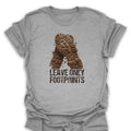 T-Shirt Sport Grey / S Leave Only Bootprints T-Shirt