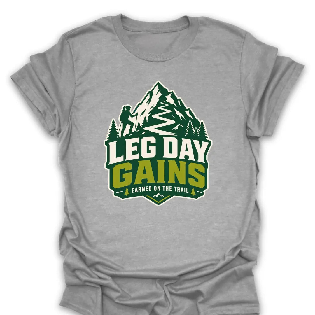 T-Shirt Sport Grey / S Leg Day Gains T-Shirt