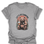 T-Shirt Sport Grey / S Let's Go Camping Bear T-Shirt