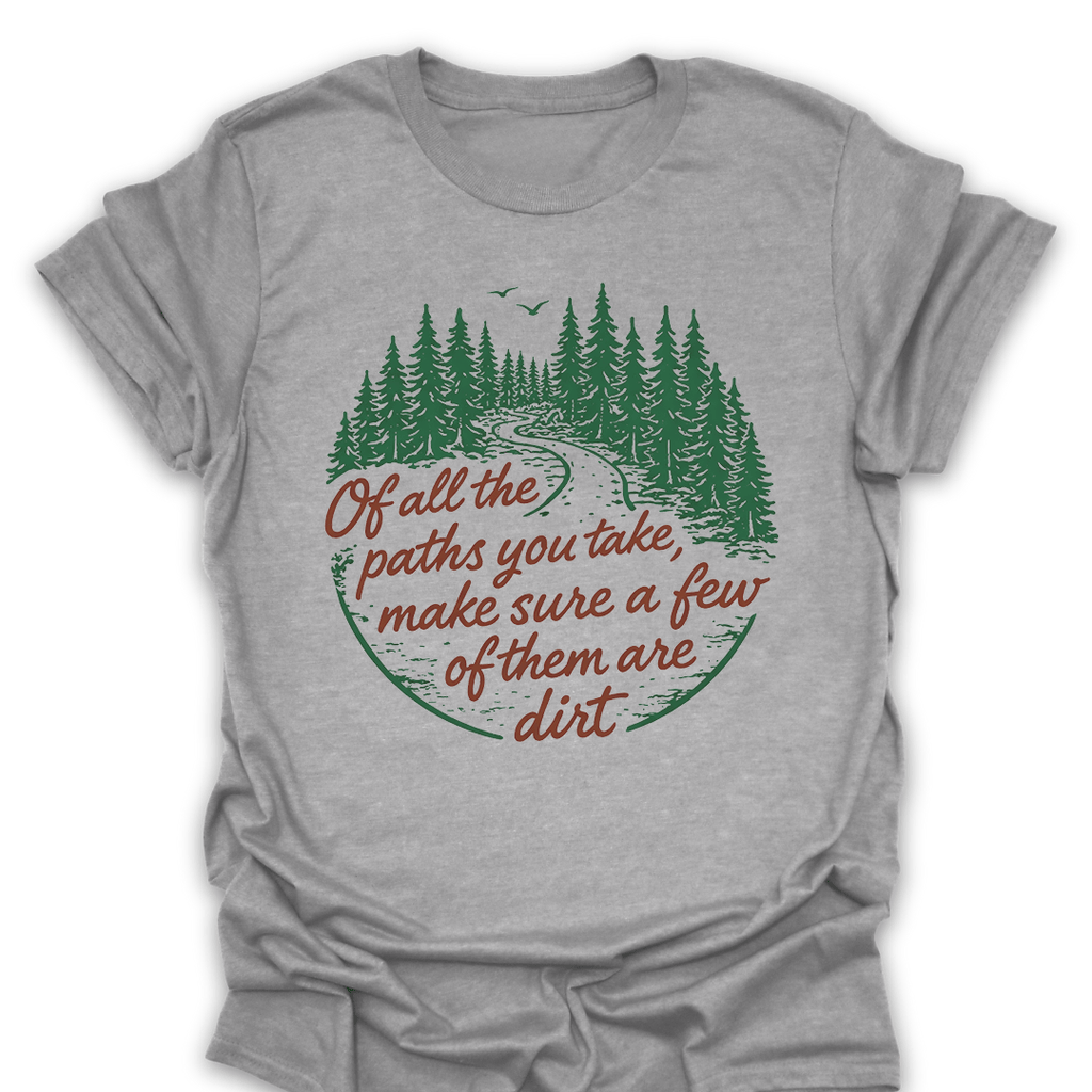 T-Shirt Sport Grey / S Make Some Paths Dirt Tee