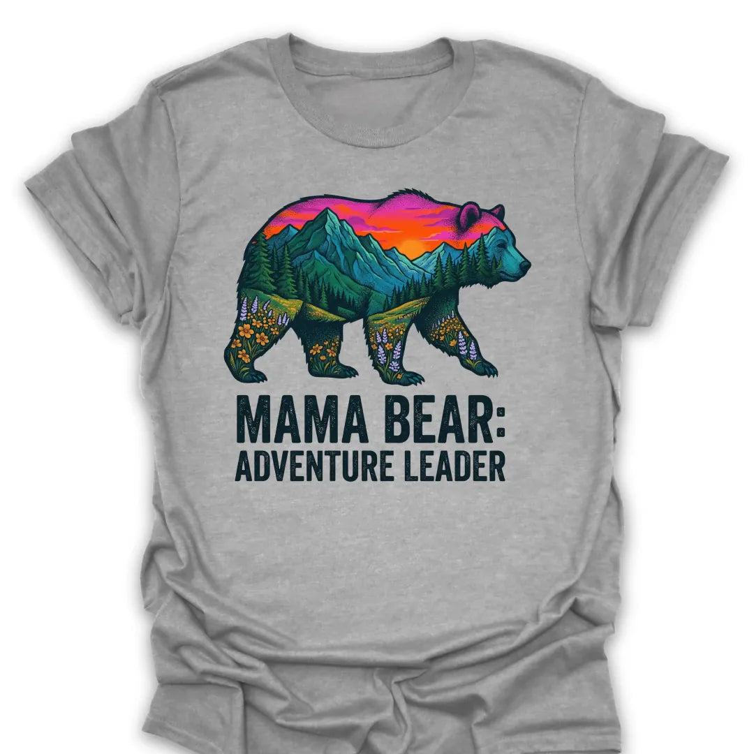 T-Shirt Sport Grey / S Mama Bear Adventure Leader T-Shirt