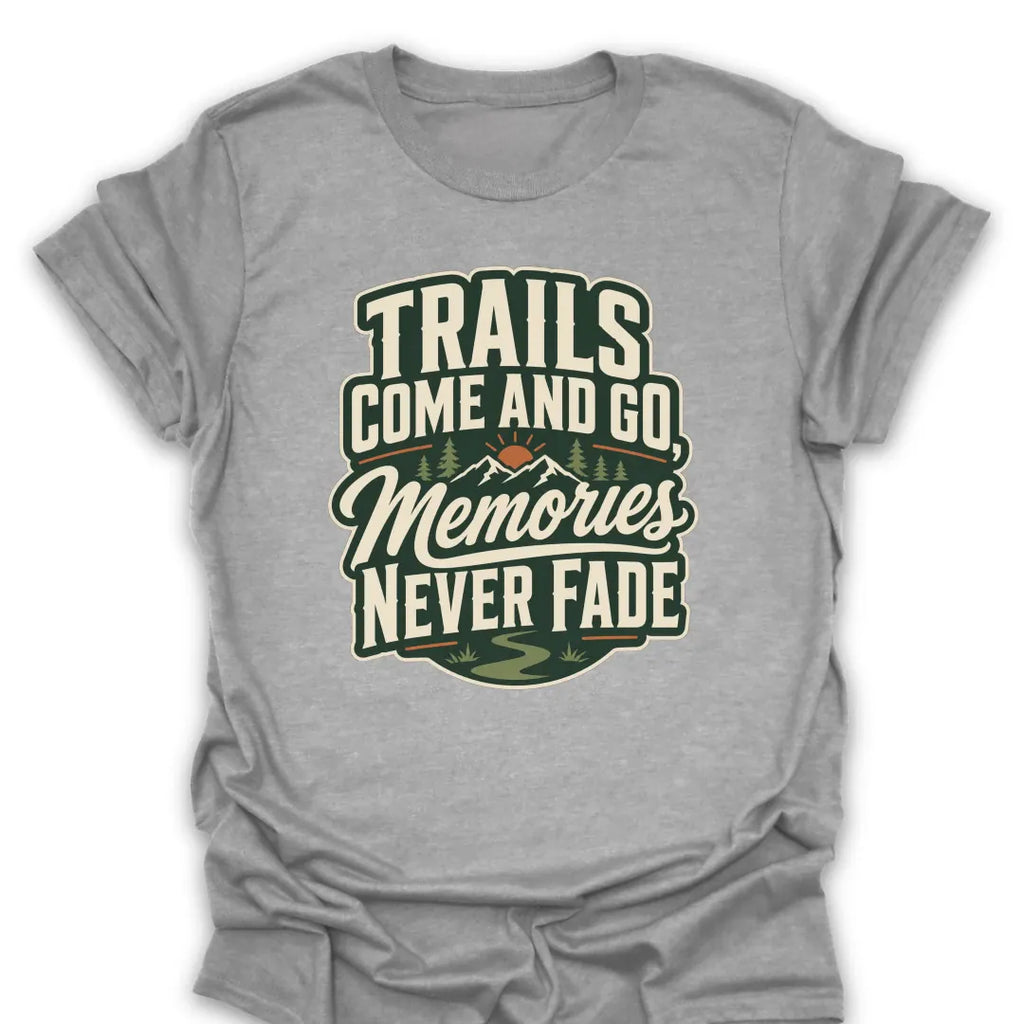 T-Shirt Sport Grey / S Memories Never Fade Mountain Sunrise T-Shirt
