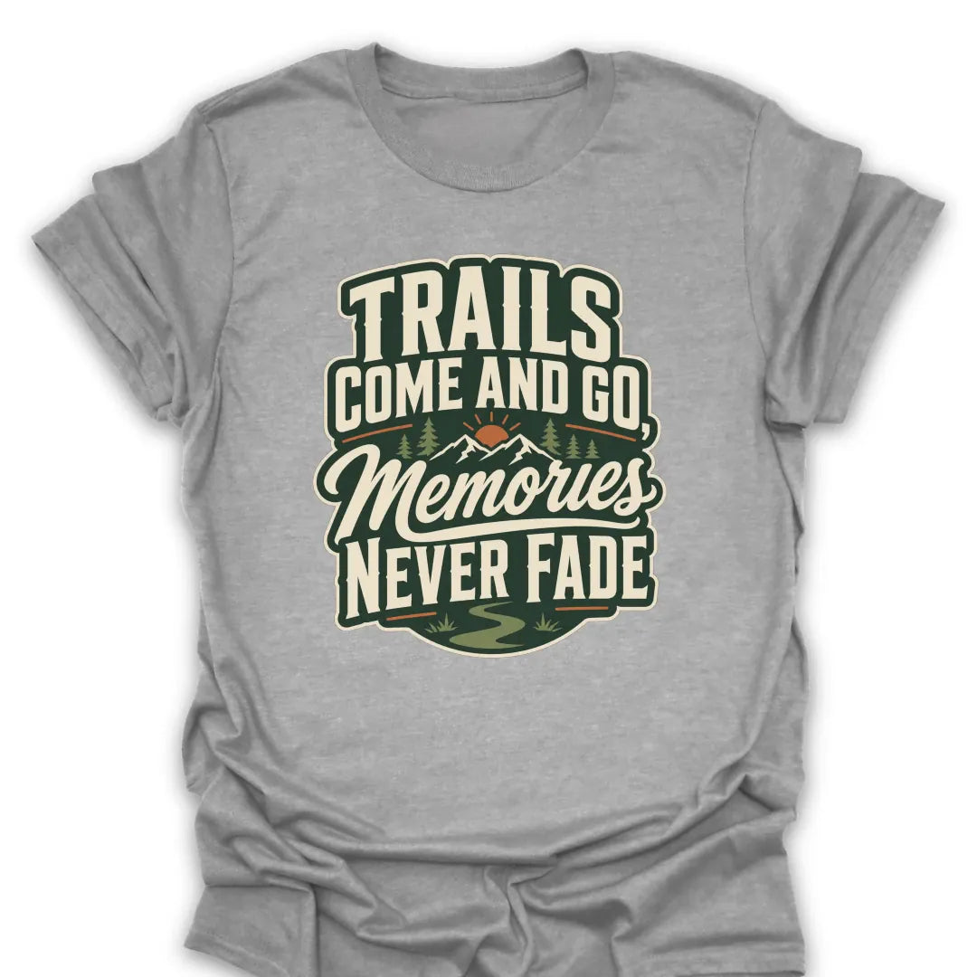 T-Shirt Sport Grey / S Memories Never Fade Mountain Sunrise T-Shirt