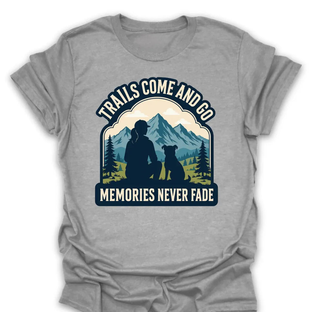 T-Shirt Sport Grey / S Memories Never Fade Mountain T-Shirt
