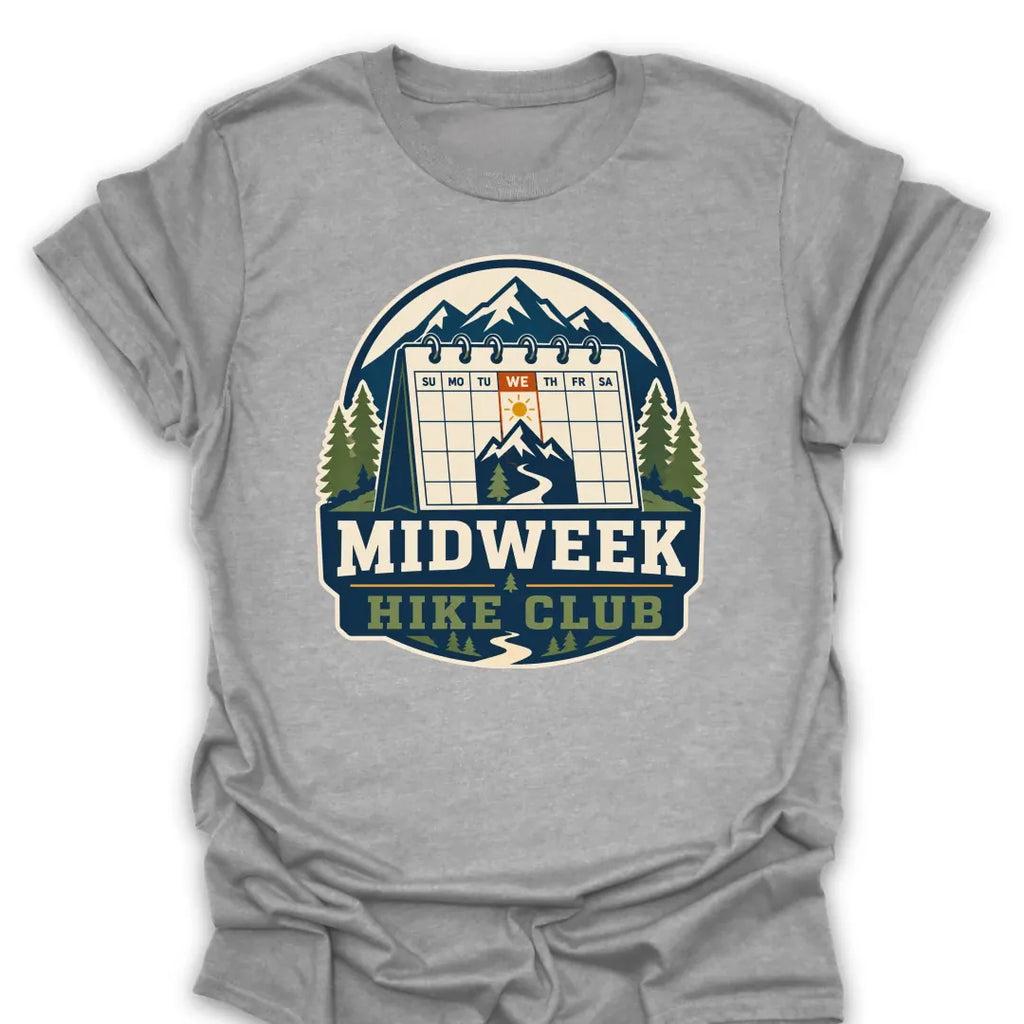 T-Shirt Sport Grey / S Midweek Hike Club T-Shirt