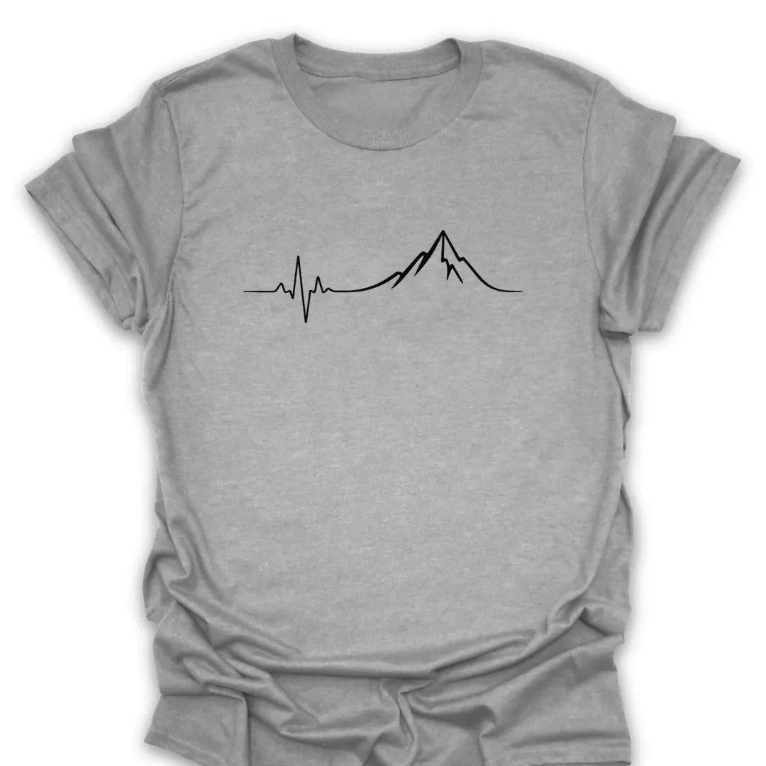 T-Shirt Sport Grey / S Mountain Heartbeat Tee
