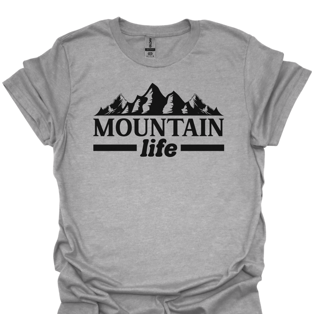 T-Shirt Sport Grey / S Mountain Life – Outdoor Adventure T-Shirt
