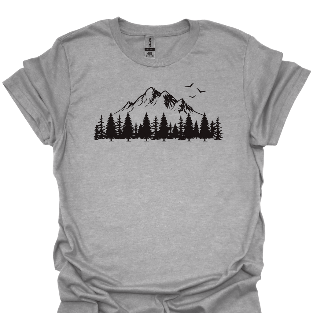 T-Shirt Sport Grey / S Mountain Pines Scenic Nature T-Shirt