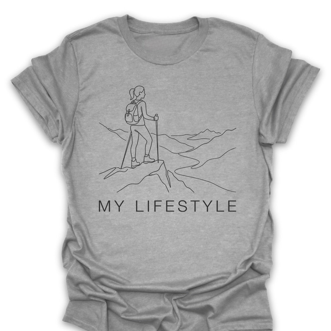 T-Shirt Sport Grey / S My Lifestyle Hiking Tee