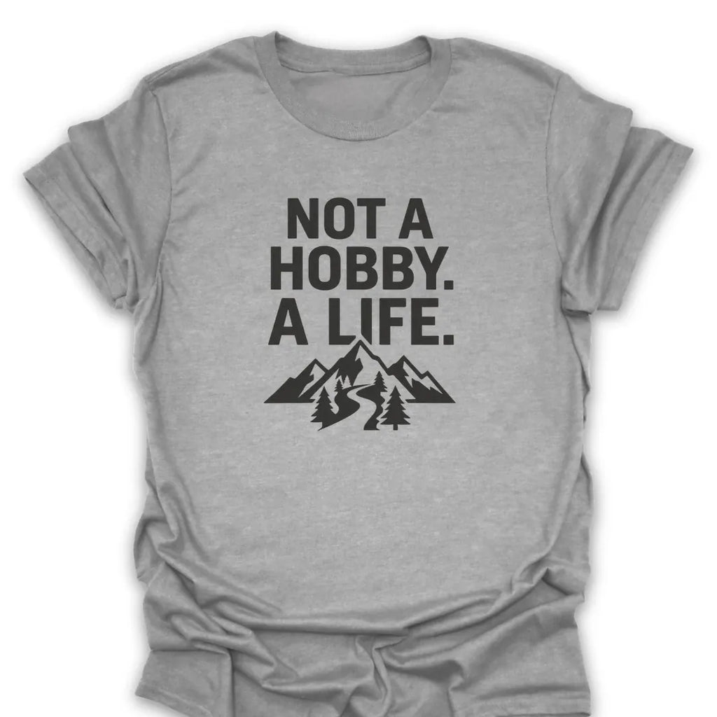 T-Shirt Sport Grey / S not-a-hobby-a-life_black