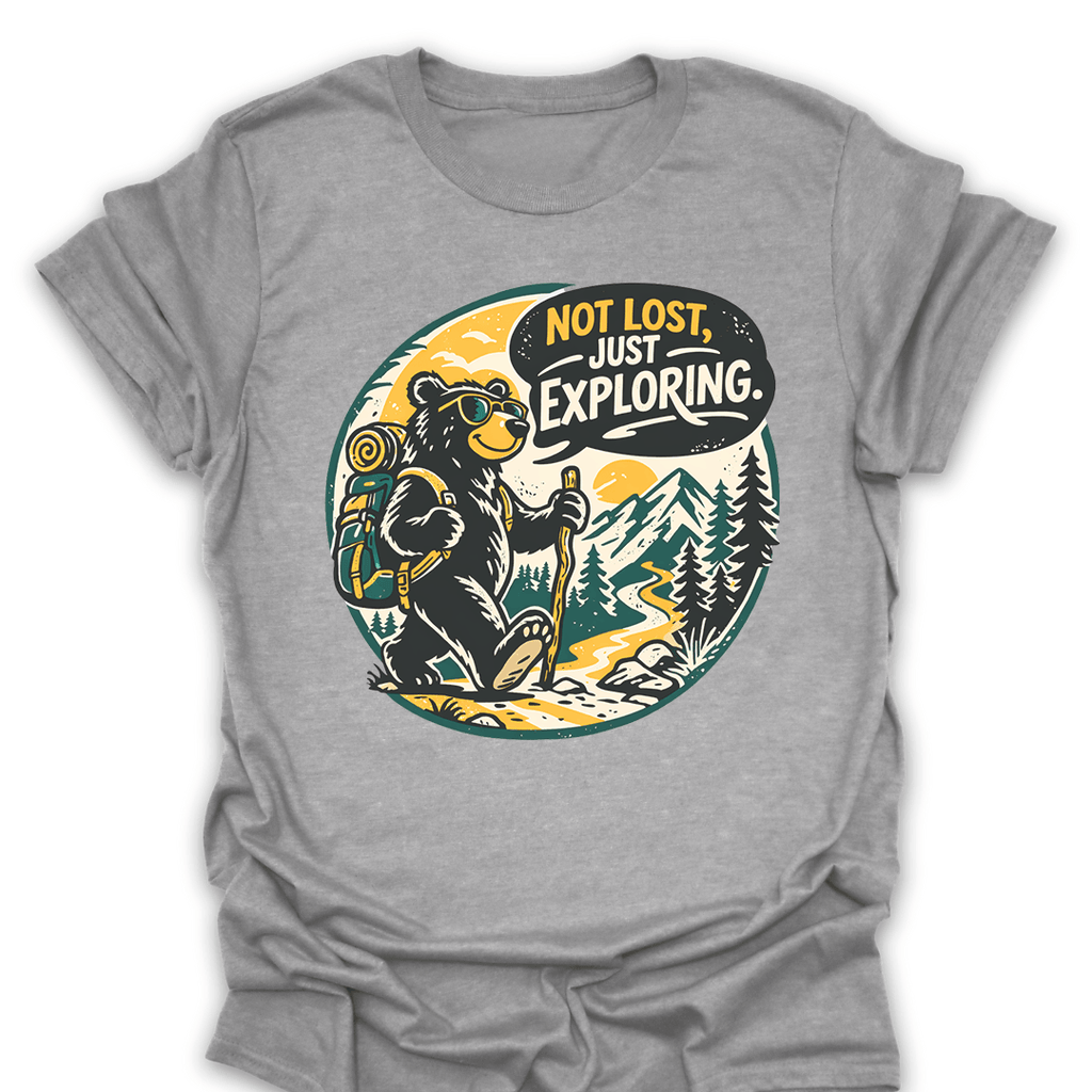 T-Shirt Sport Grey / S Not Lost Exploring Tee