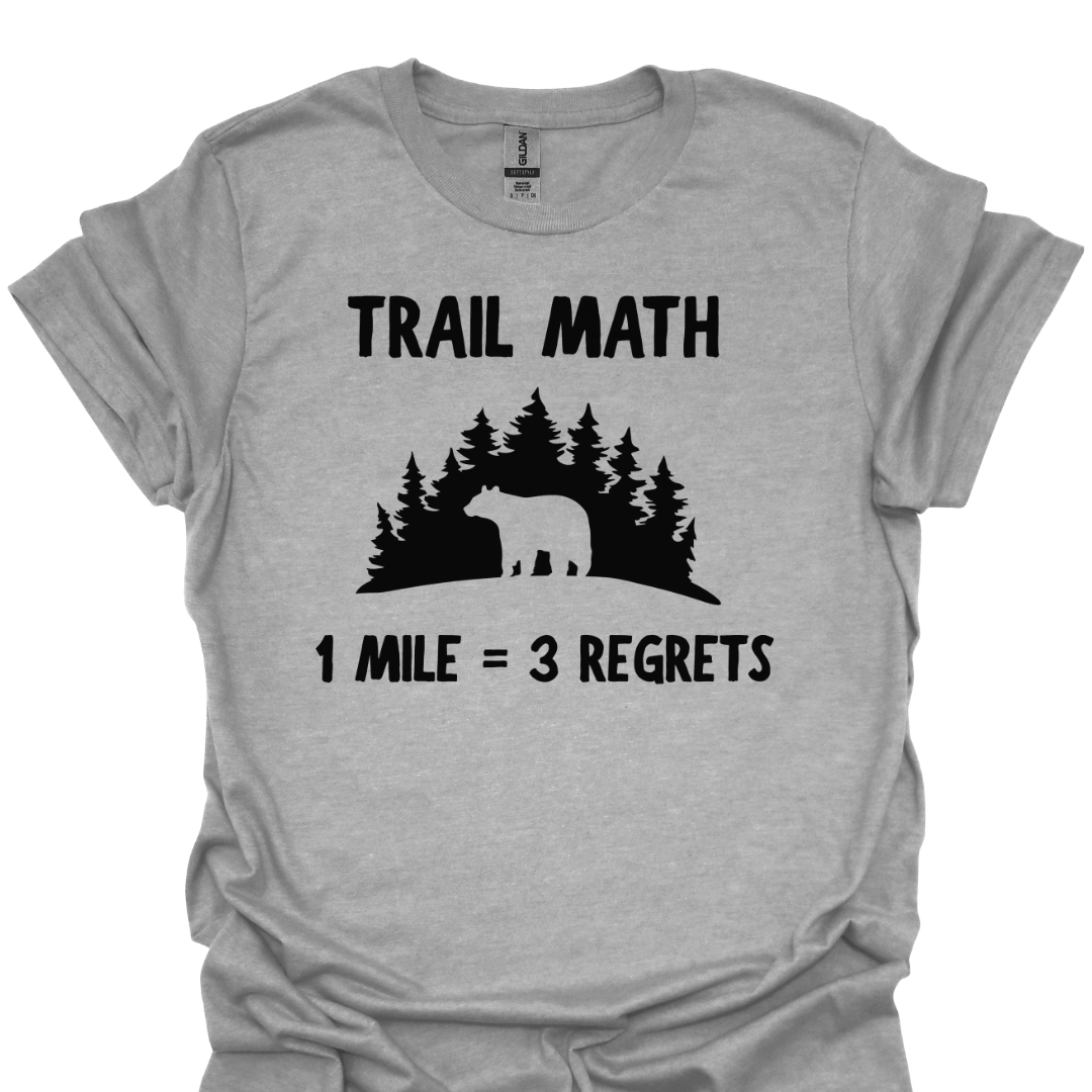 T-Shirt Sport Grey / S One Mile Three Regrets T-Shirt