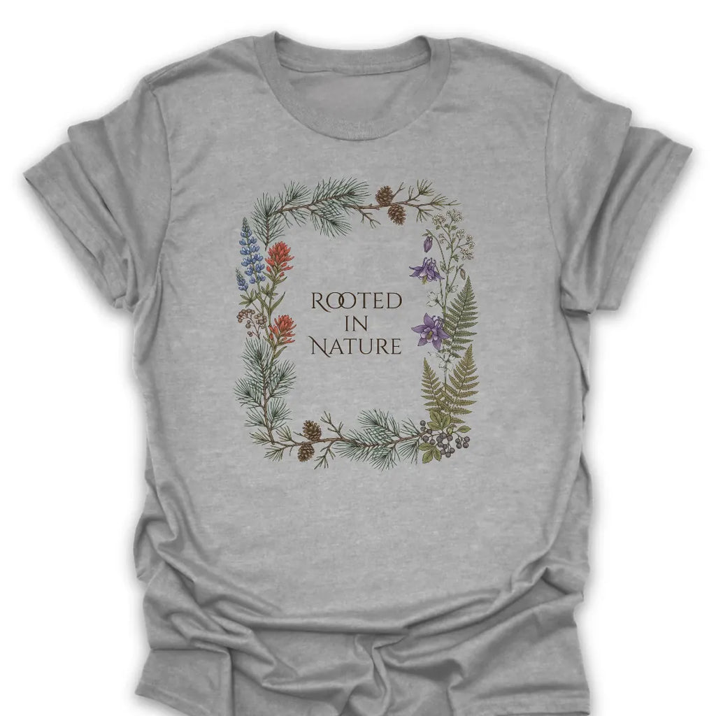 T-Shirt Sport Grey / S Rooted In Nature T-Shirt