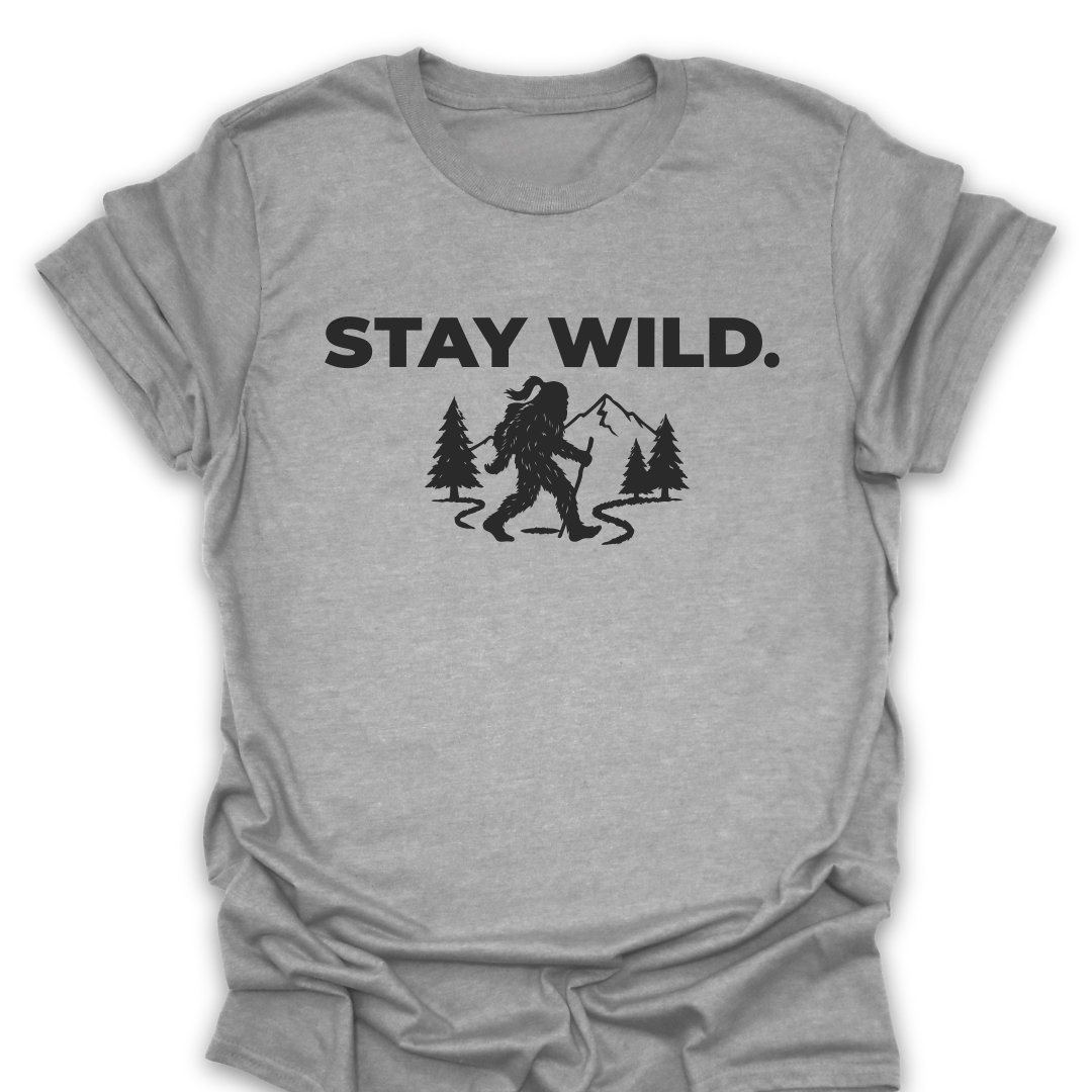 T-Shirt Sport Grey / S Stay Wild T-Shirt