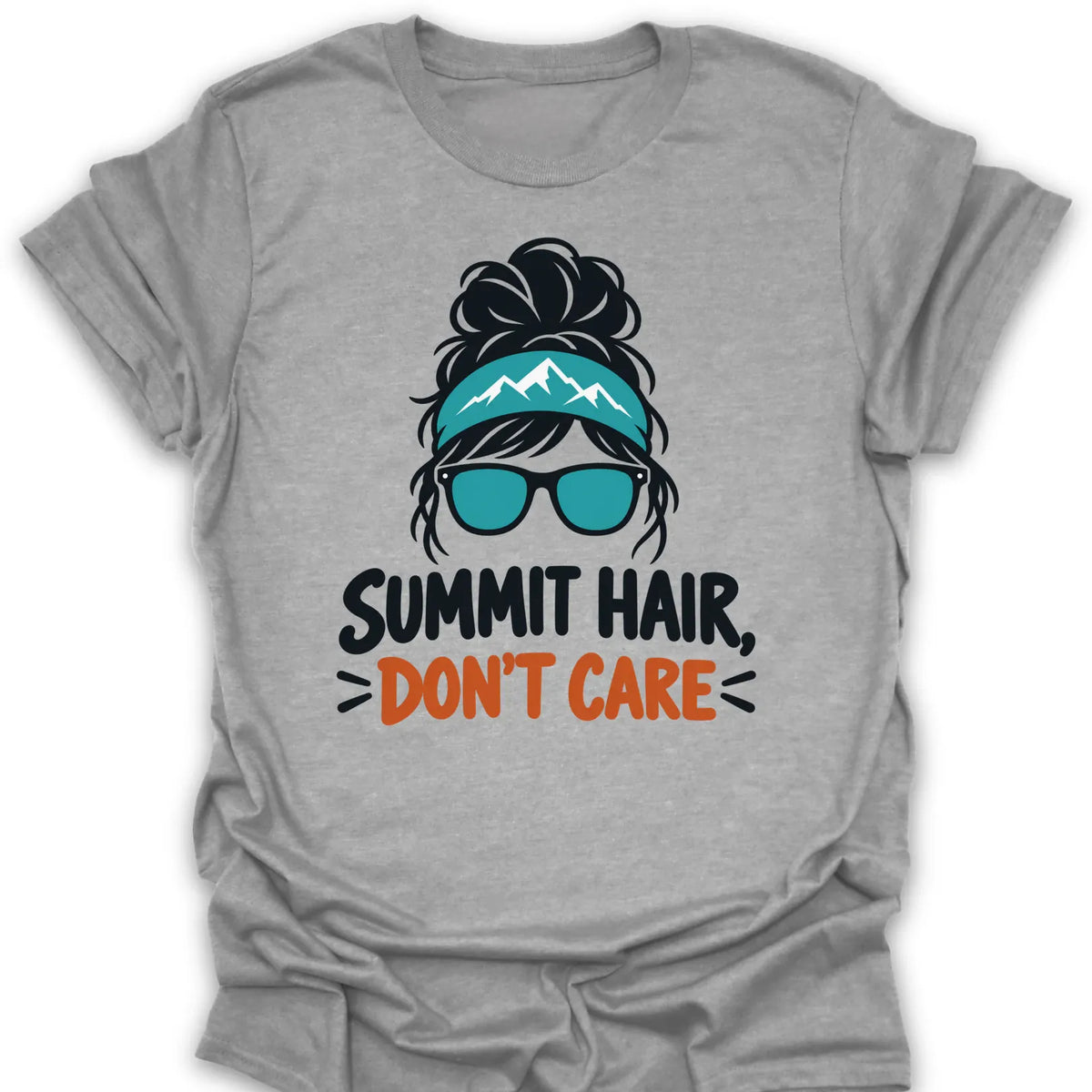 T-Shirt Sport Grey / S Summit Hair Don't Care
