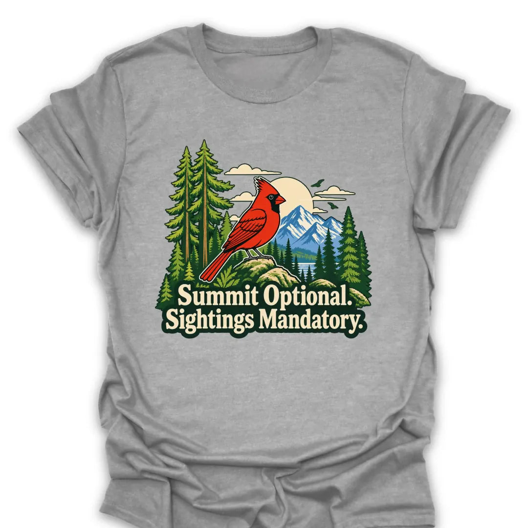 T-Shirt Sport Grey / S Summit Optional Cardinal Mandatory