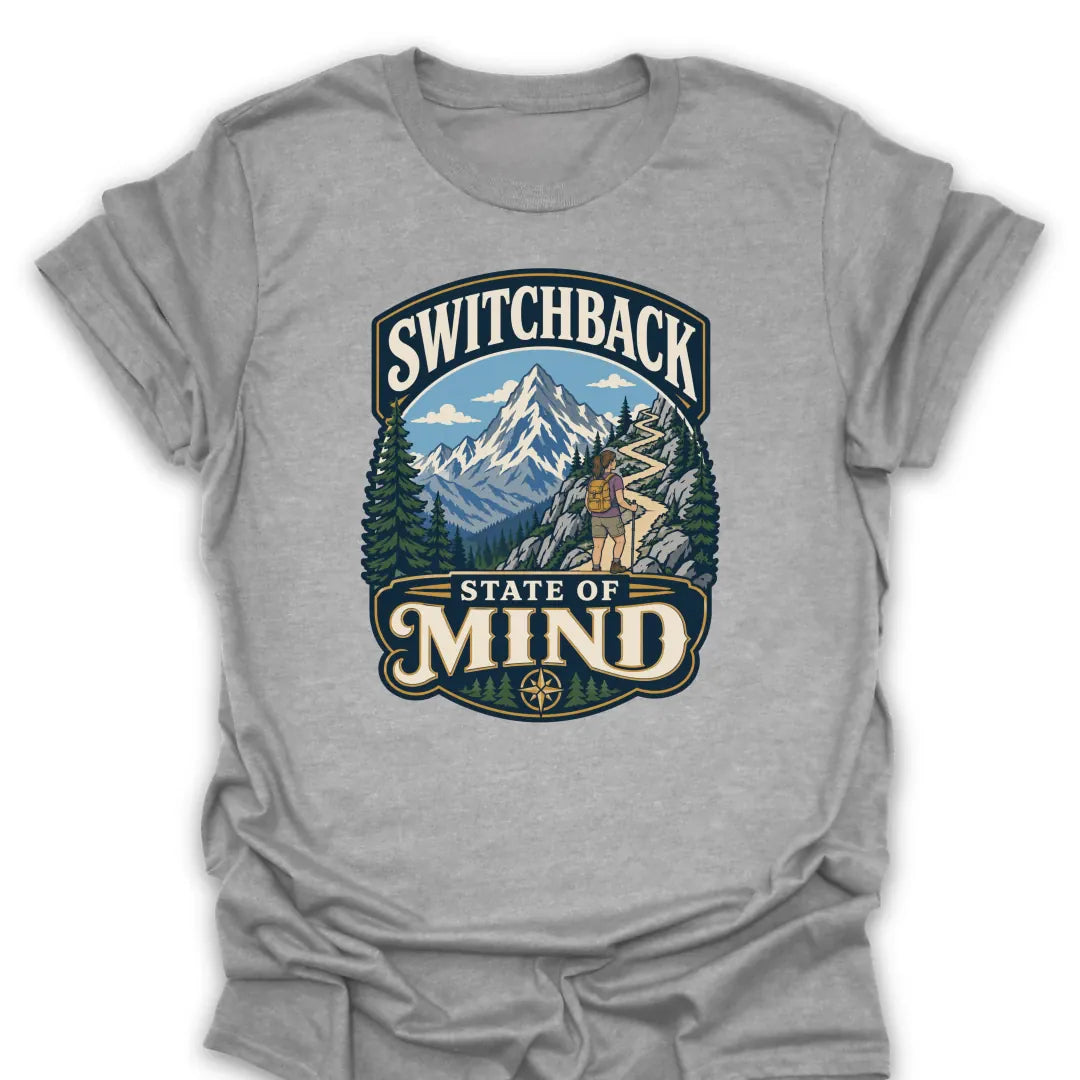 T-Shirt Sport Grey / S Switchback State Of Mind