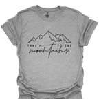 T-Shirt Sport Grey / S Take Me to the Mountains – Nature Lovers Hiking T-Shirt