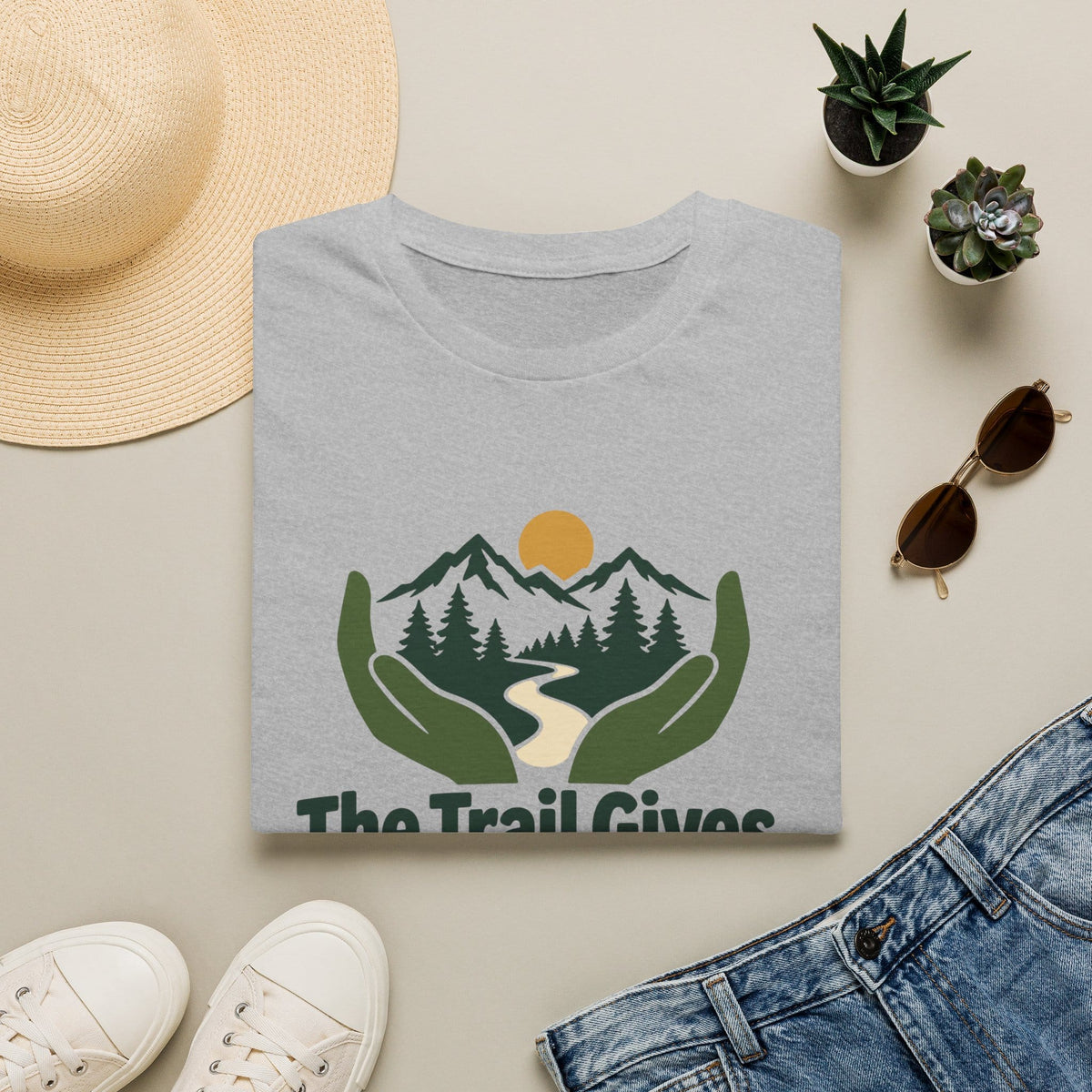 T-Shirt Sport Grey / S Trail Gives Back
