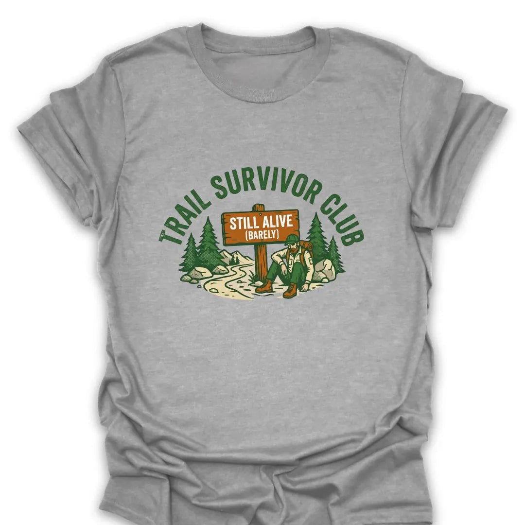 T-Shirt Sport Grey / S Trail Survivor Club T-Shirt