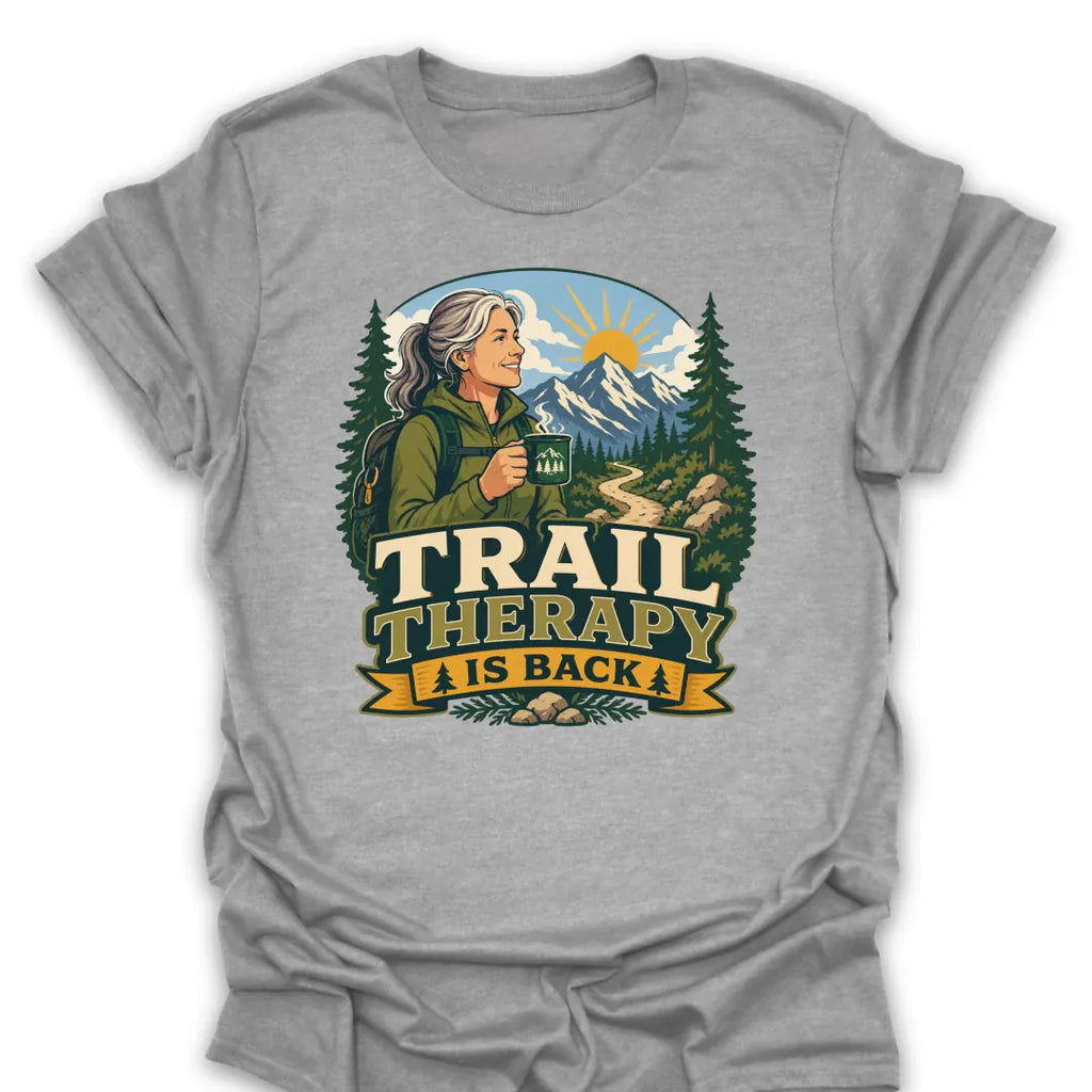 T-Shirt Sport Grey / S Trail Therapy Is Back