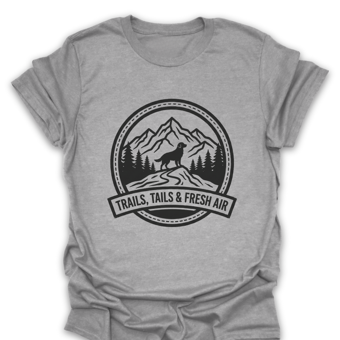 T-Shirt Sport Grey / S Trails Tails & Fresh Air T-Shirt
