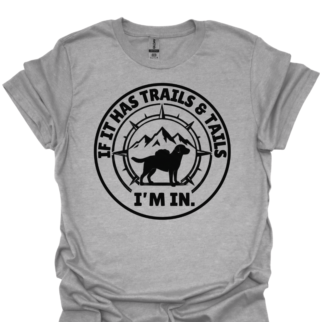 T-Shirt Sport Grey / S Trails & Tails T-Shirt