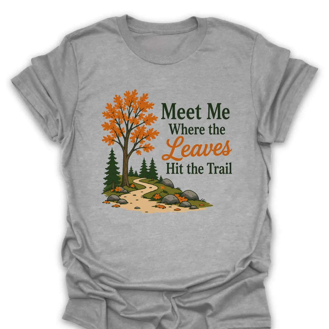 T-Shirt Sport Grey / S Where Leaves Hit the Trail