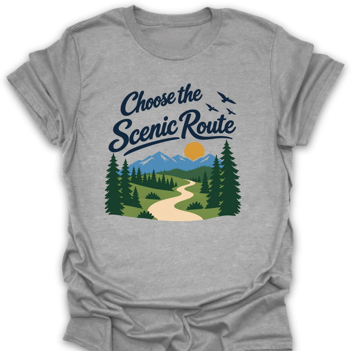 T-Shirt Sport Grey / S Winding Path