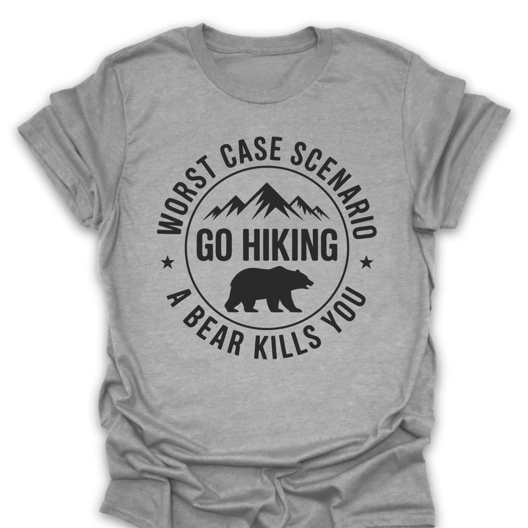 T-Shirt Sport Grey / S Worst Case Scenario Bear Tee