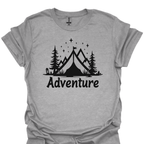 T-Shirt Sport Grey / XS Adventure Awaits Hiker's T-Shirt🌲🏕️
