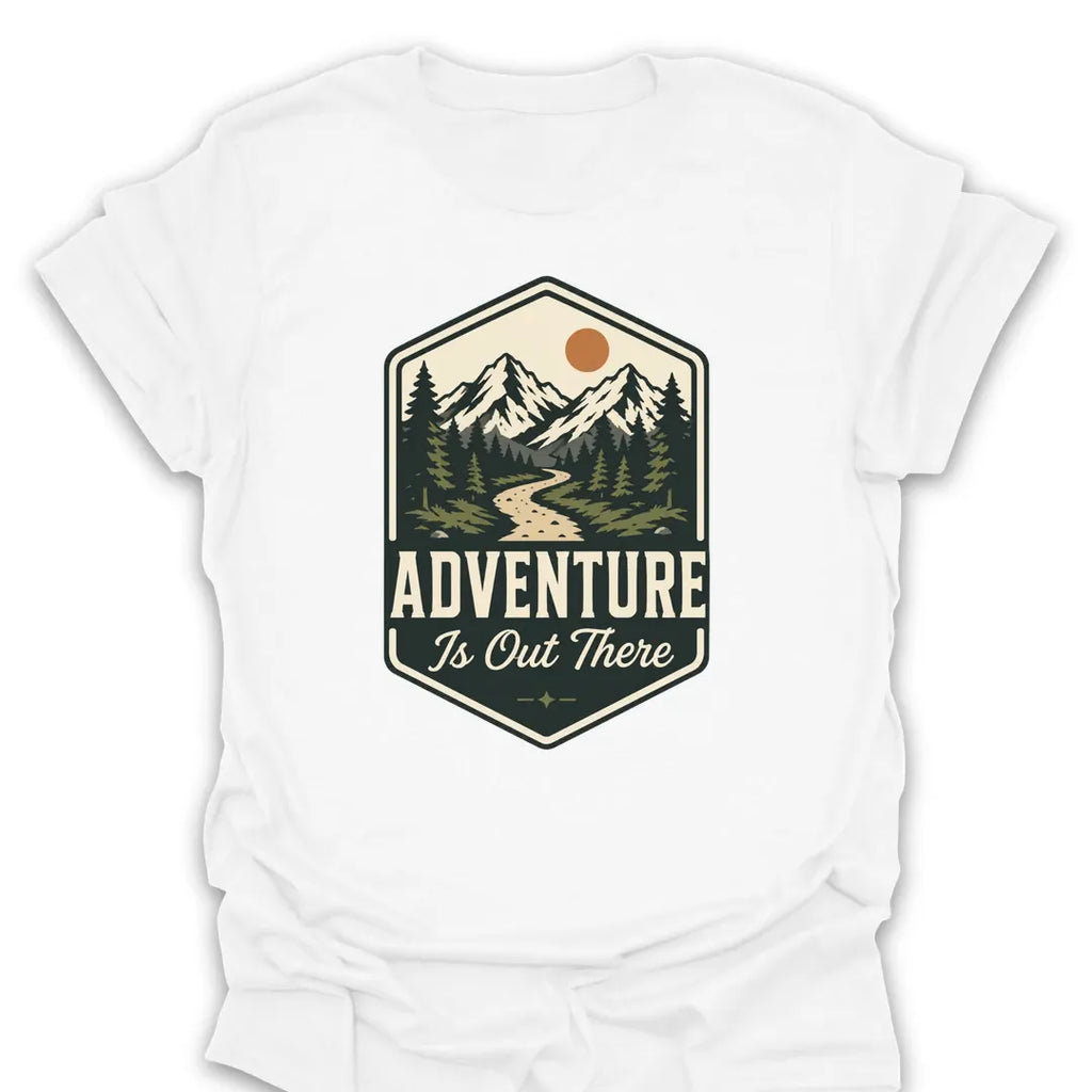 T-Shirt White / S Adventure Is Out There T-Shirt