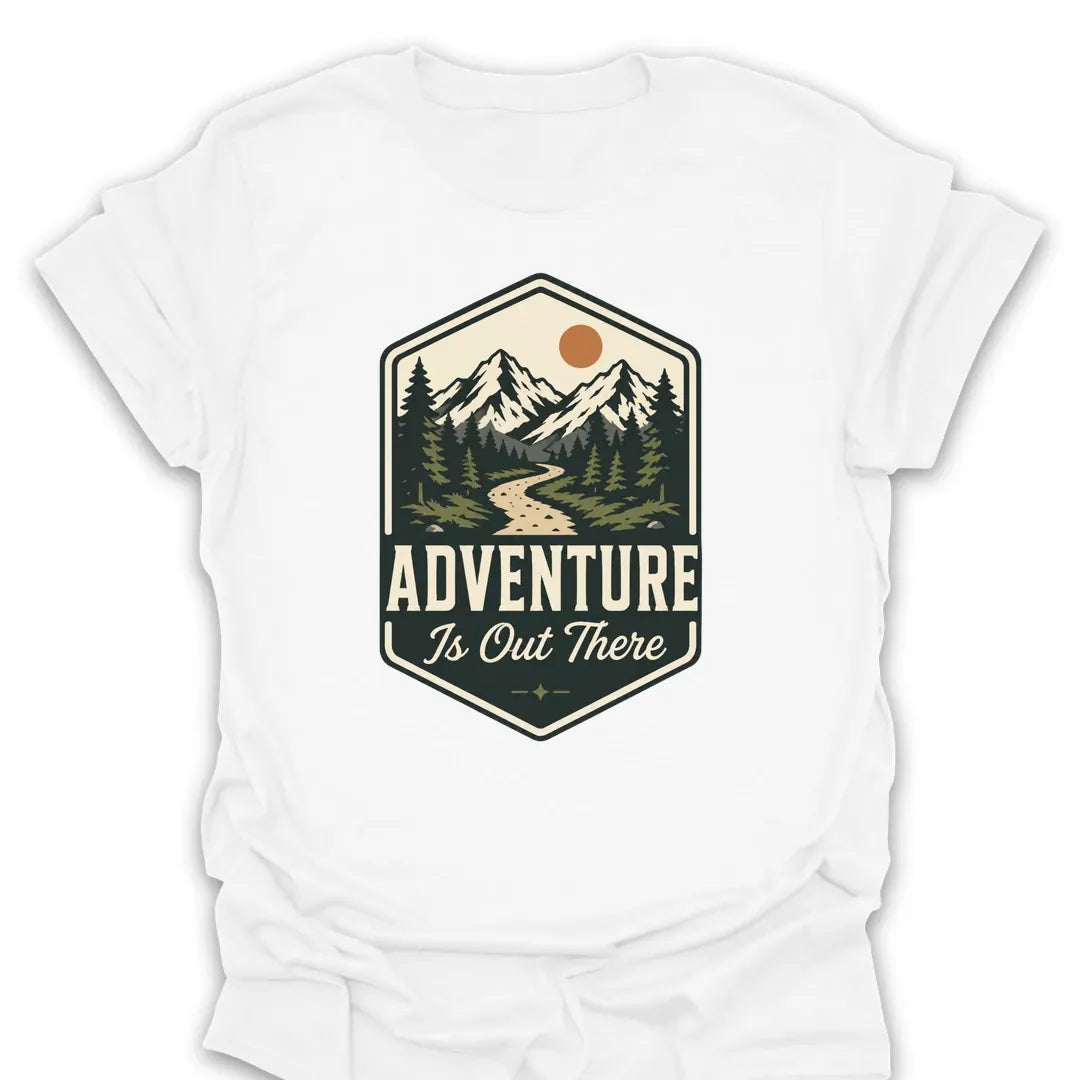 T-Shirt White / S Adventure Is Out There T-Shirt