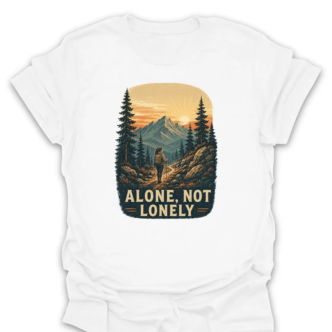 T-Shirt White / S Alone Not Lonely T-Shirt