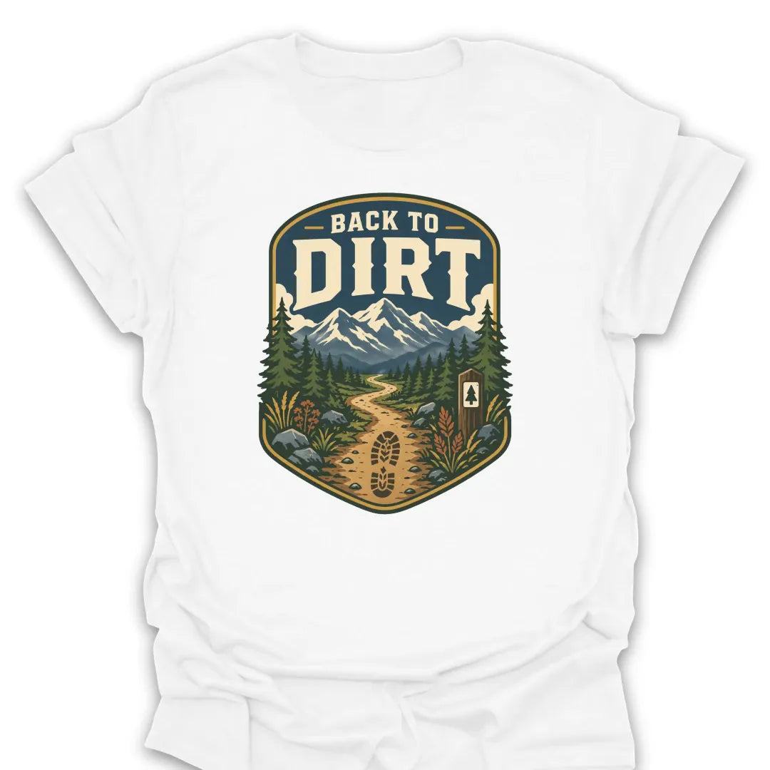 T-Shirt White / S Back To Dirt Trail