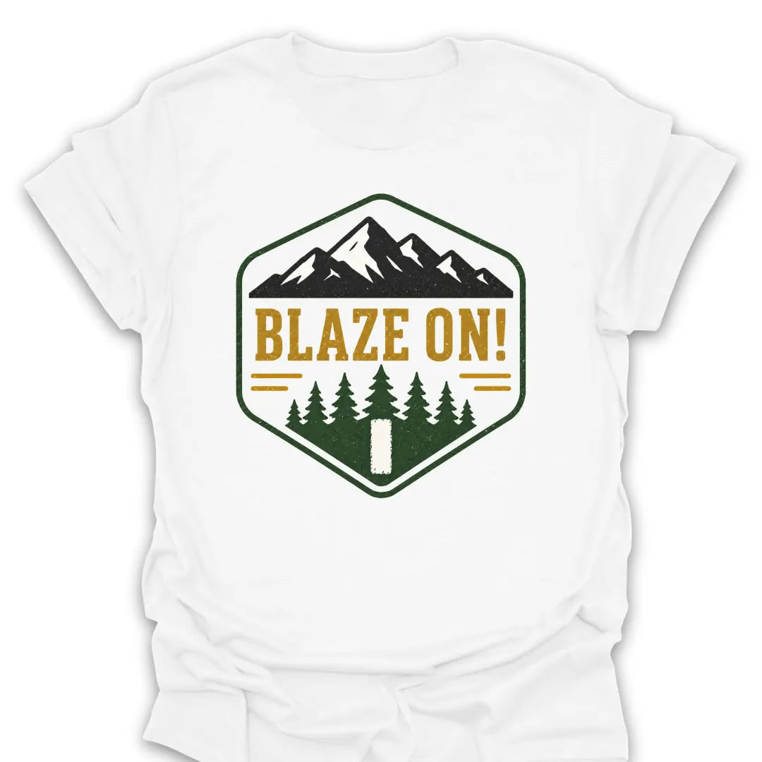T-Shirt White / S Blaze On! T-Shirt